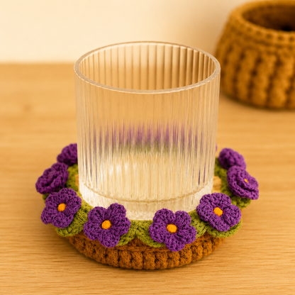 Flower Coaster Crochet by Alex