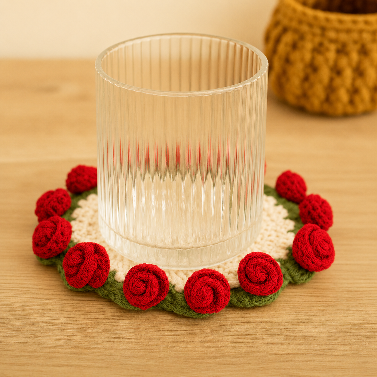 Flower Coaster Crochet by Alex
